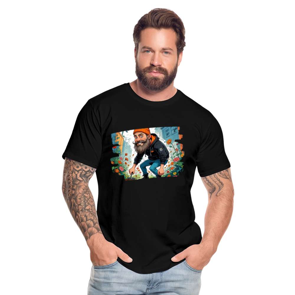 Männer Bio T-Shirt - Ali - Schwarz