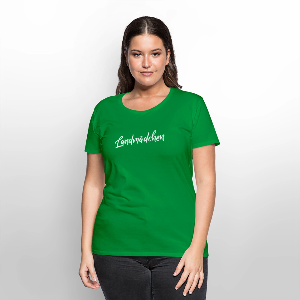 Frauen BIO T-Shirt - Landmädchen - Grün