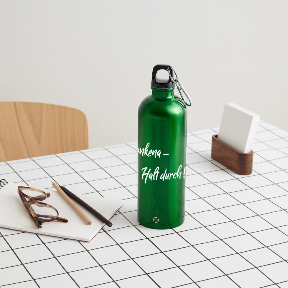 Panorama Trinkflasche mit Karabiner 750 ml - Kelly Green