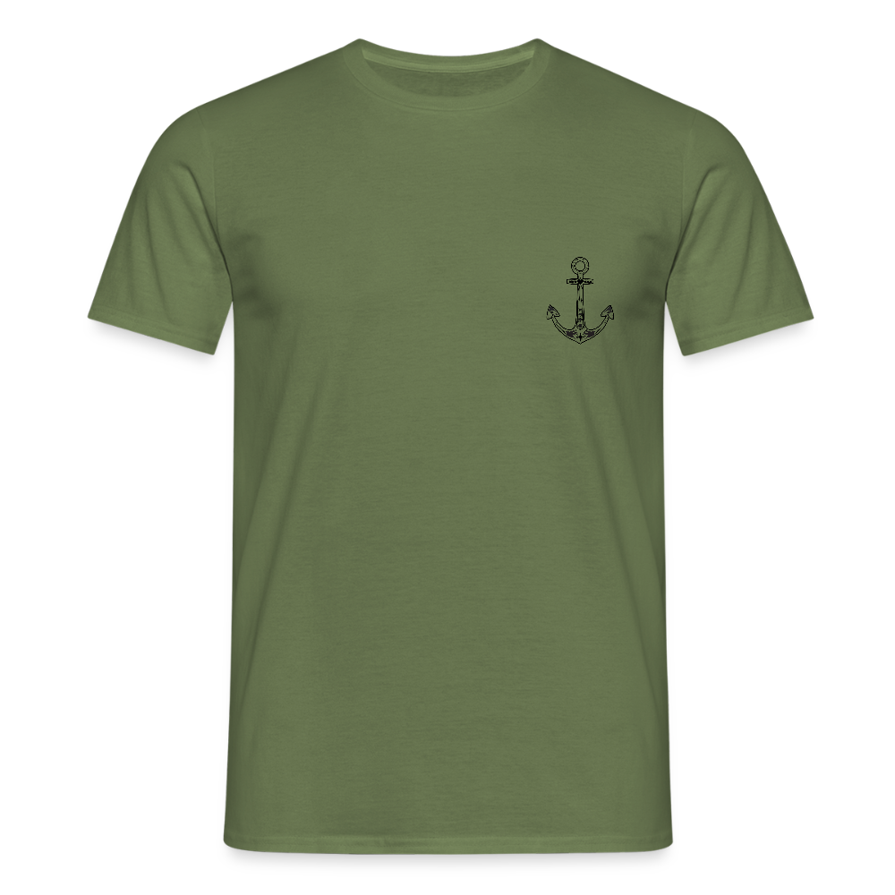 Männer T-Shirt - Anker - Militärgrün