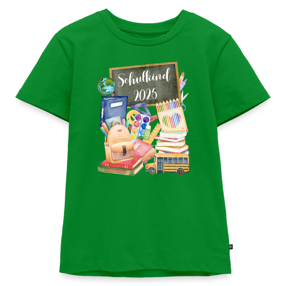 Kinder T-Shirt - Schulkind 2025 *Personalisierbar* - Grün