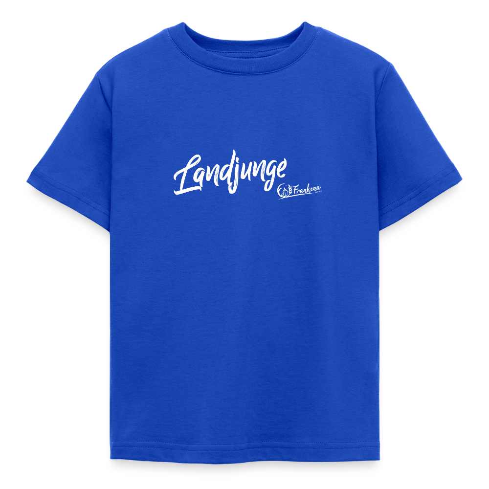 Kinder T-Shirt -Landjunge - Royalblau