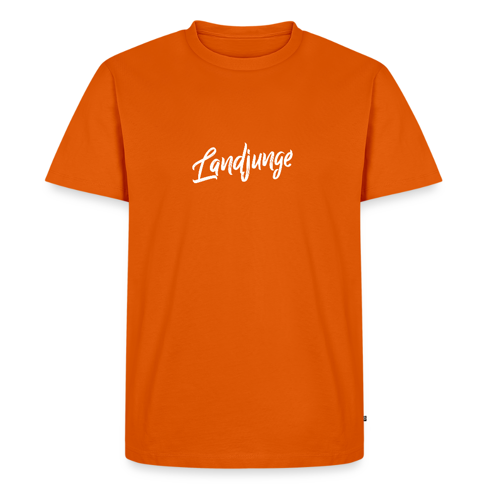Männer BIO T-Shirt -Landjunge - Orange 