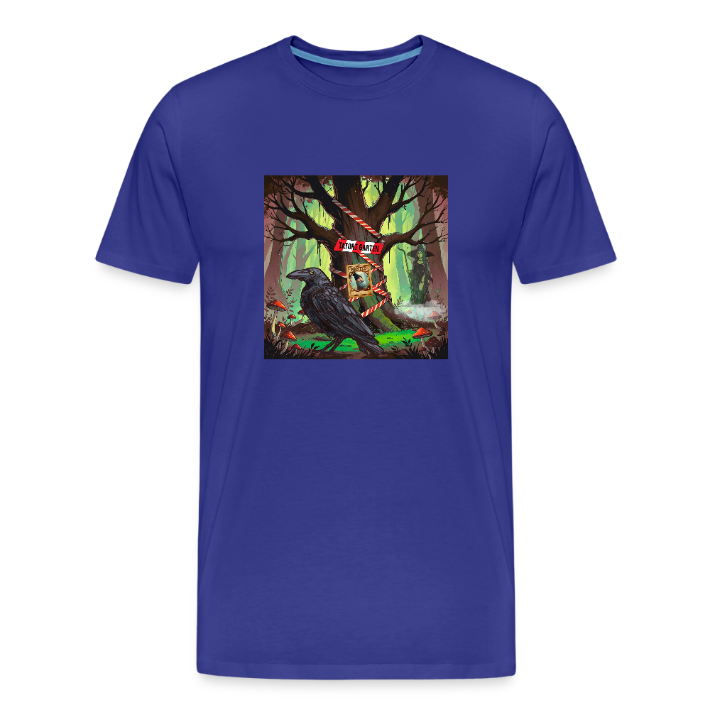 Männer Bio T-Shirt - Tatort Garten Baum - Königsblau