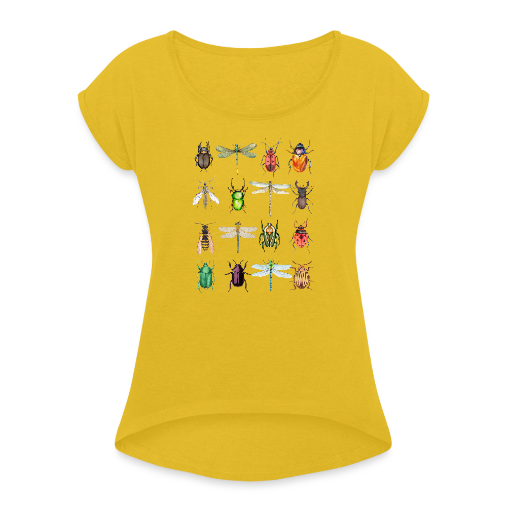 Frauen T-Shirt - Käfer - Senfgelb
