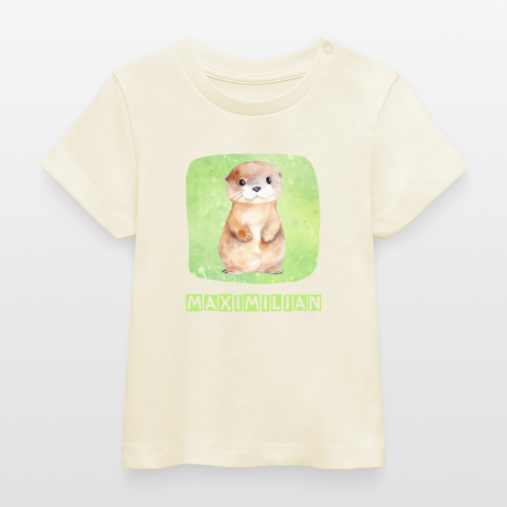 Bio-T-Shirt BABY Otter - Weißgrau