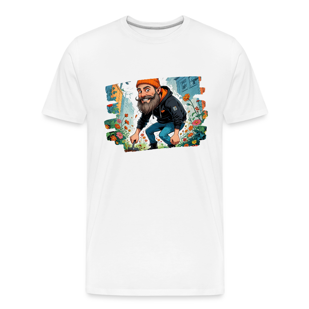 Männer Bio T-Shirt - Ali - Weiß