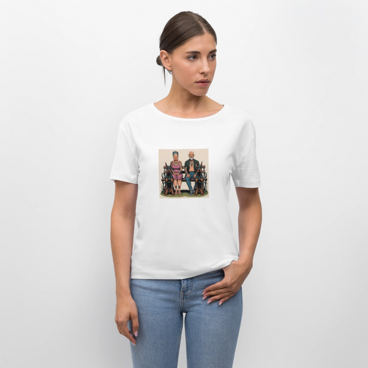 Frauen Bio-T-Shirt - Bank - Weiß