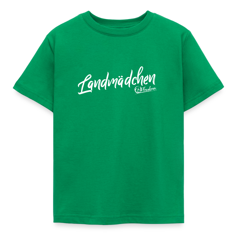 Kinder T-Shirt -Landmädchen - Kelly Green