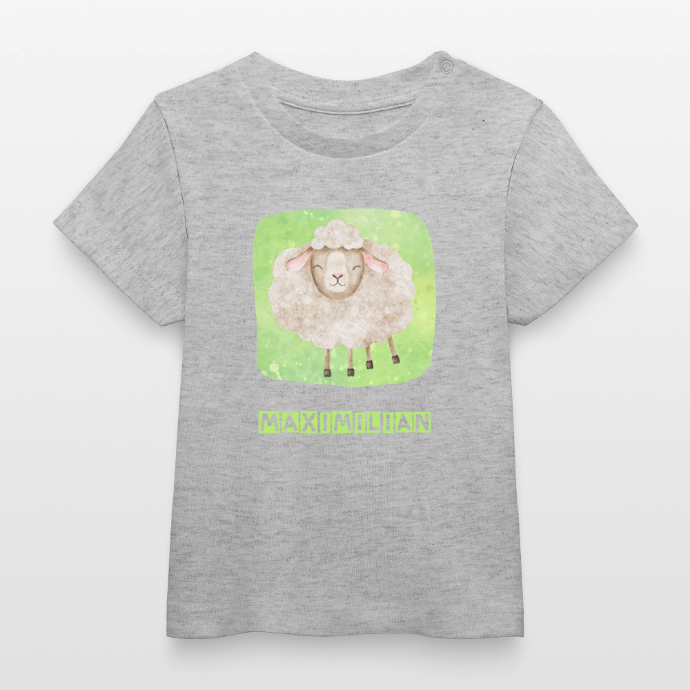 Bio-T-Shirt BABY Schaf - Grau meliert