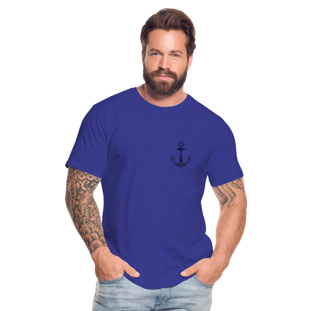 Männer Bio T-Shirt - Anker - Königsblau