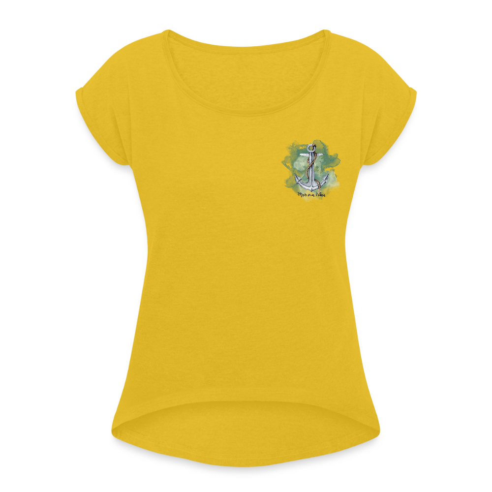 Frauen T-Shirt - Meer vom Leben - Senfgelb