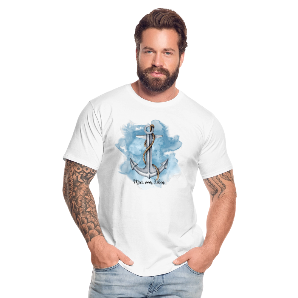Männer Bio T-Shirt - MeerVomLeben - Weiß