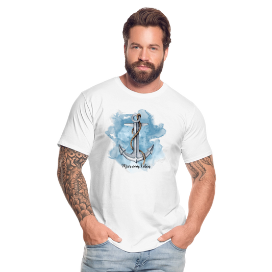 Männer Bio T-Shirt - MeerVomLeben - Weiß