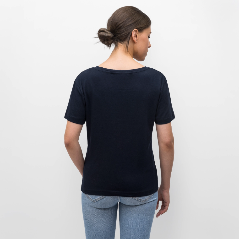 Frauen Bio-T-Shirt - Bank - Navy