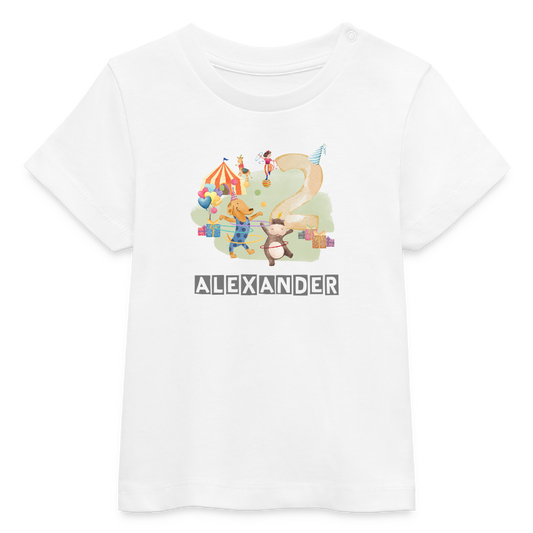 Baby Bio-T-Shirt - 2.Geburtstag - Weiß