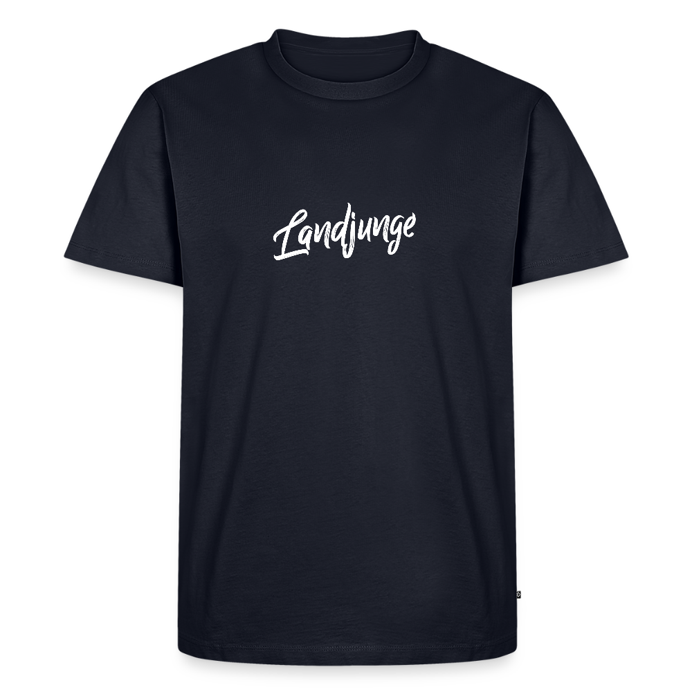 Männer BIO T-Shirt -Landjunge - Navy