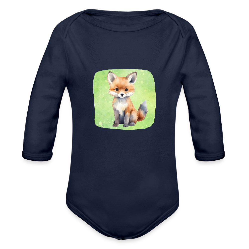 Langarmbody  - Baby Fuchs - Dunkelnavy