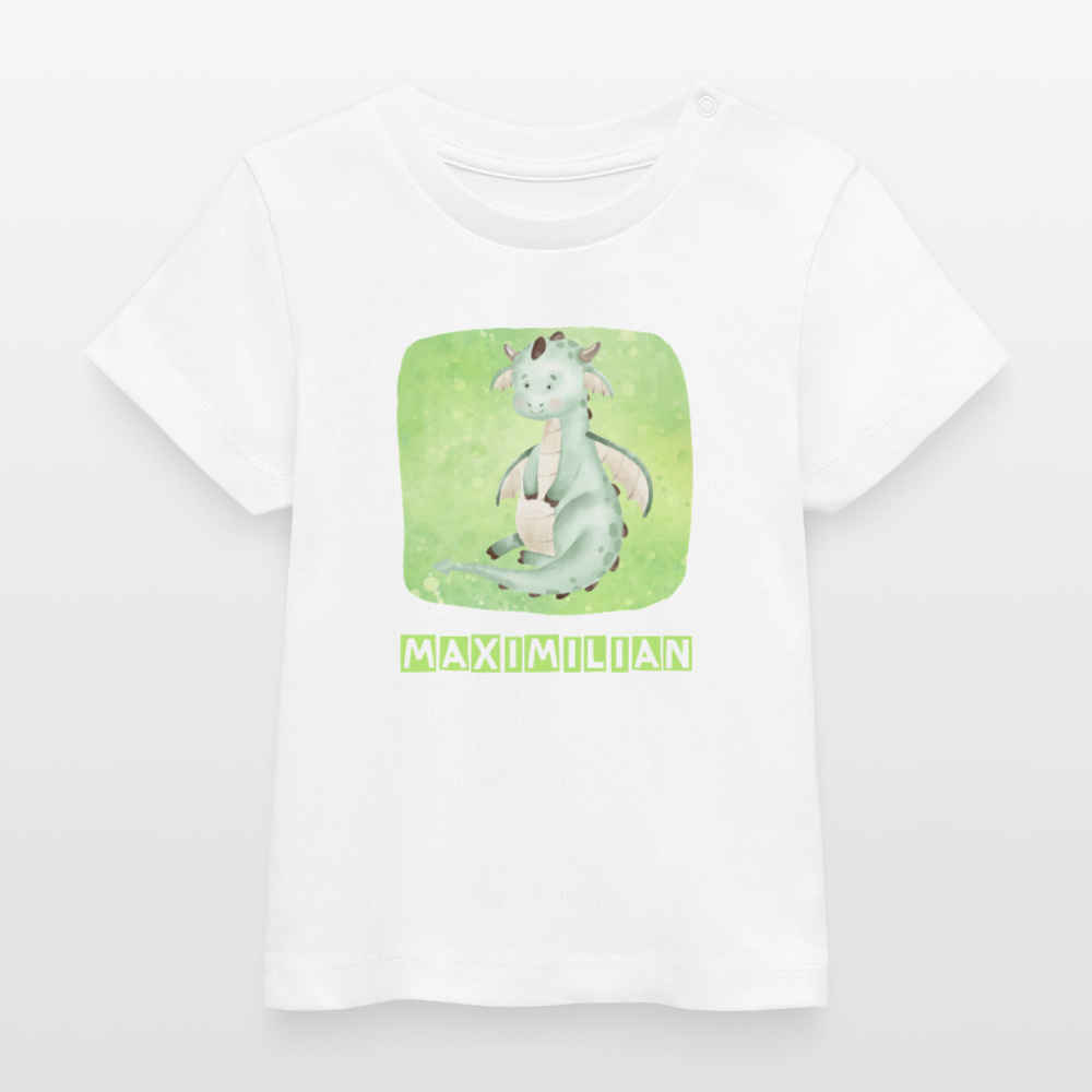 Bio-T-Shirt BABY Drache - Weiß