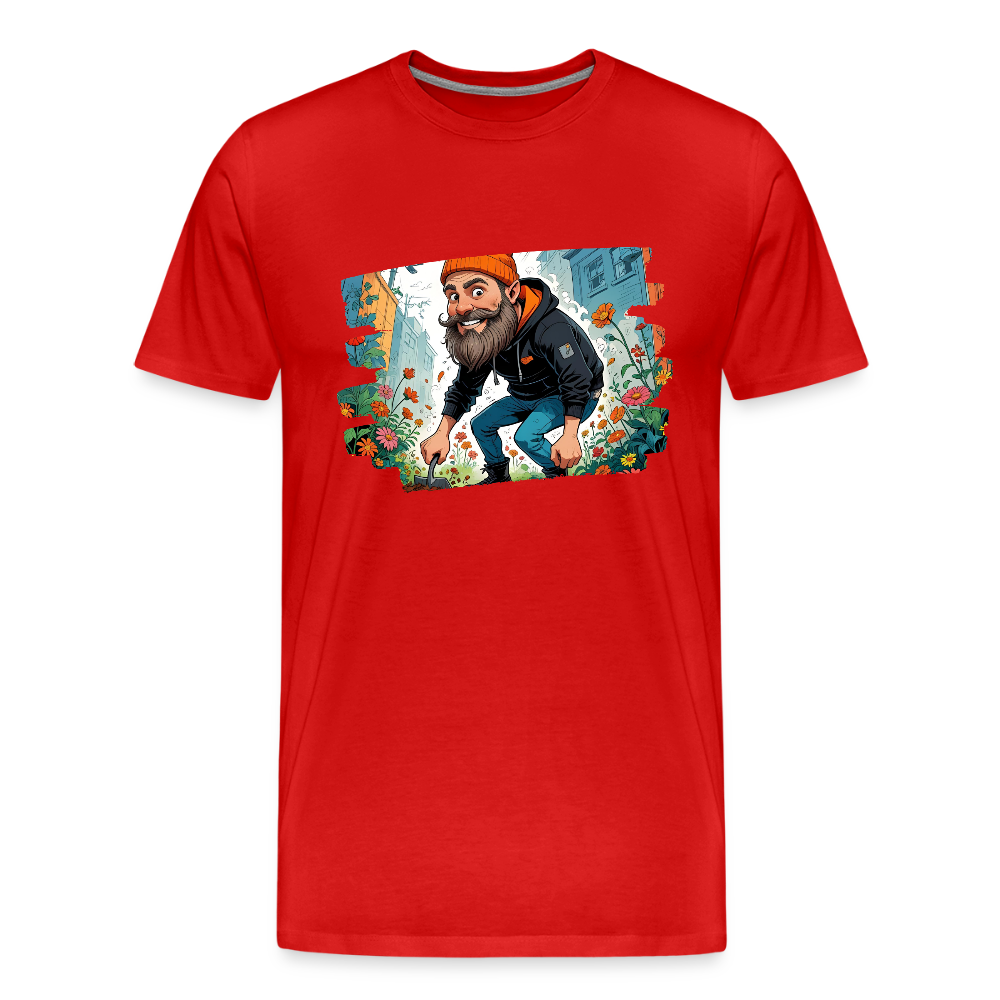 Männer Bio T-Shirt - Ali - Rot