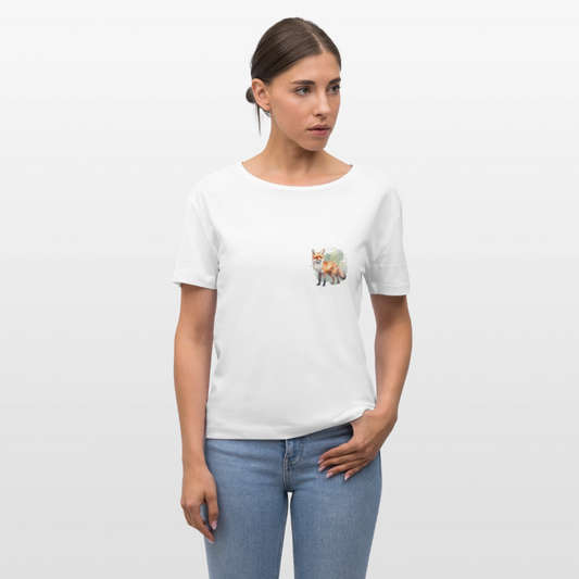 Frauen Bio-T-Shirt - FuchsLiebe - Weiß