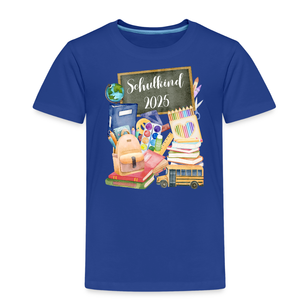 Kinder T-Shirt - Schulkind 2025 *Personalisierbar* - Königsblau