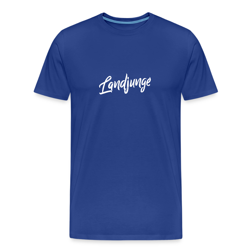 Männer BIO T-Shirt -Landjunge - Königsblau