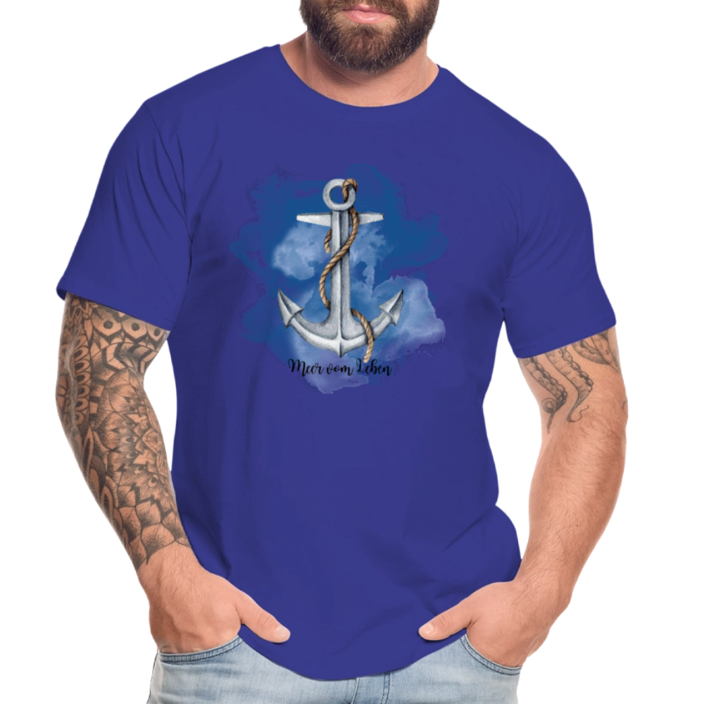 Männer Bio T-Shirt - MeerVomLeben - Königsblau