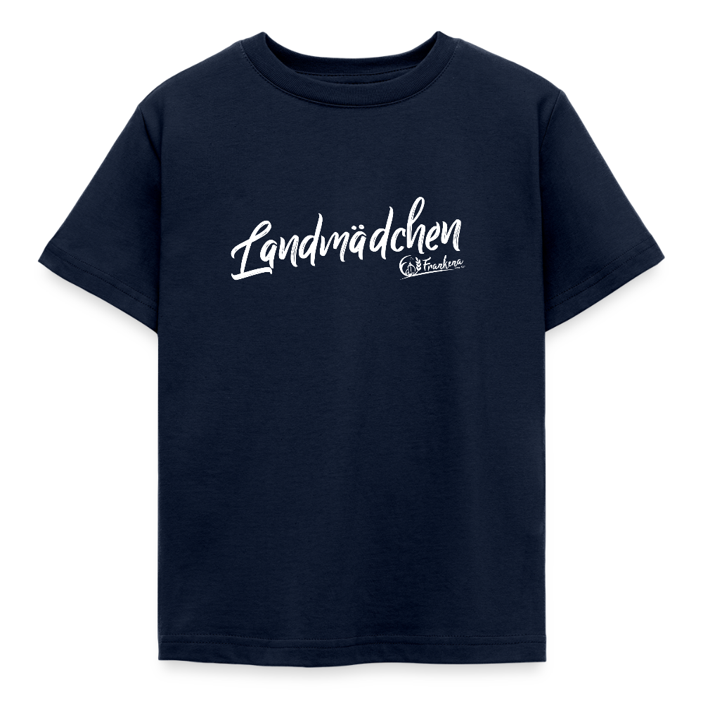 Kinder T-Shirt -Landmädchen - Navy