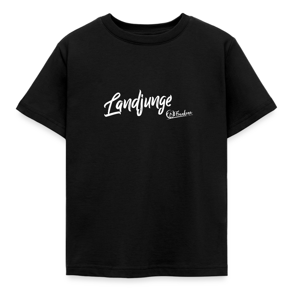 Kinder T-Shirt -Landjunge - Schwarz