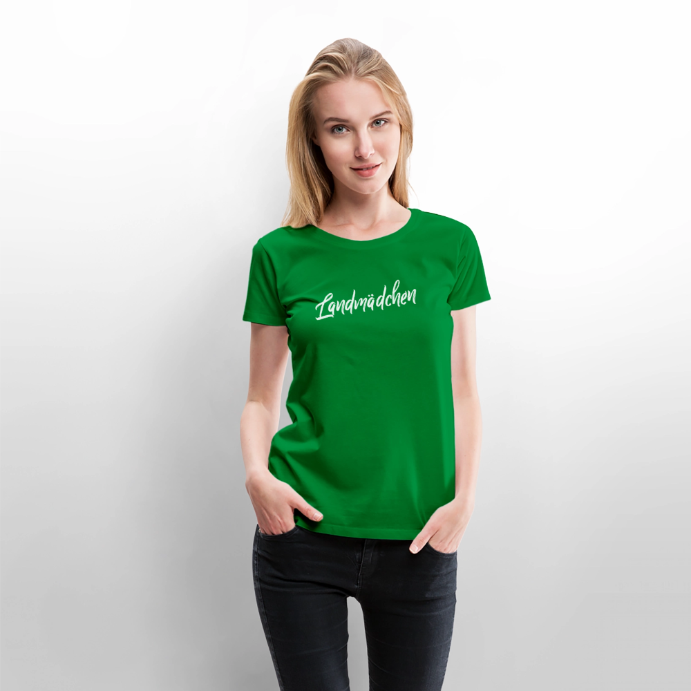 Frauen BIO T-Shirt - Landmädchen - Grün