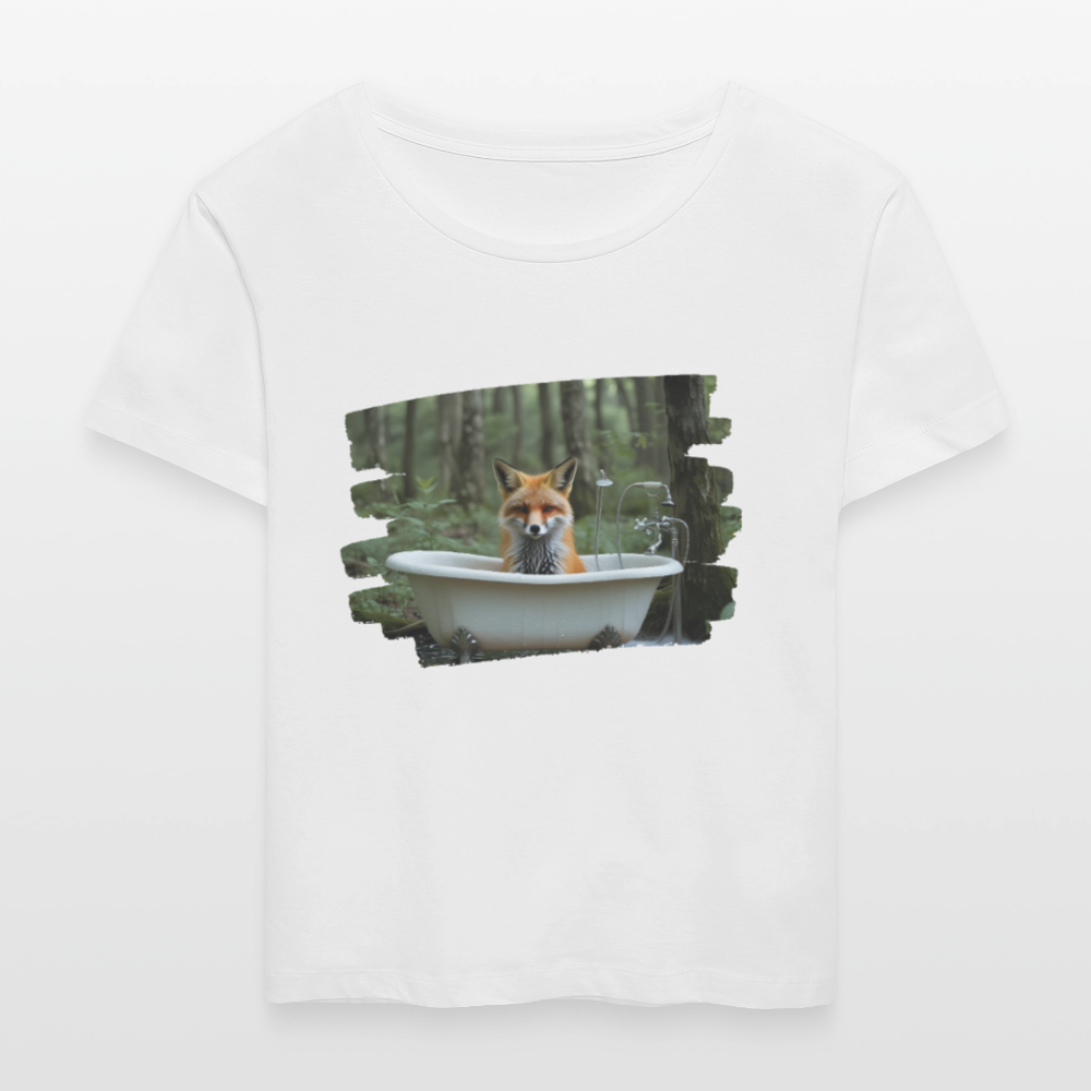 Frauen Bio-T-Shirt - Fuchs - Weiß