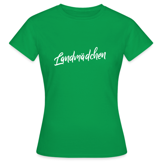 Frauen T-Shirt - Landmädchen - Kelly Green
