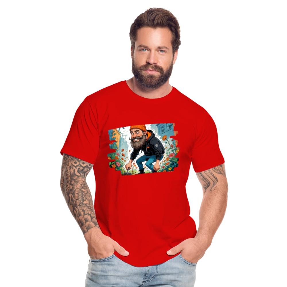 Männer Bio T-Shirt - Ali - Rot
