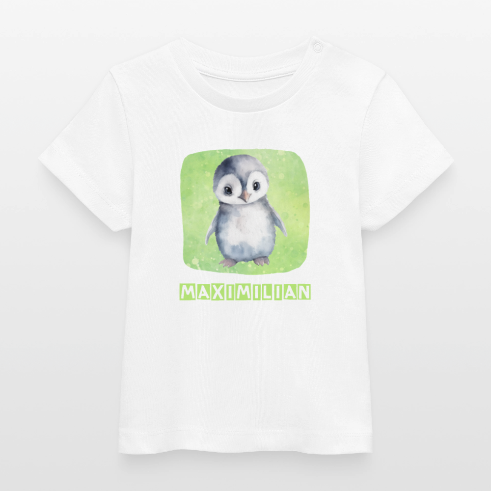 Bio-T-Shirt BABY Pinguin - Weiß
