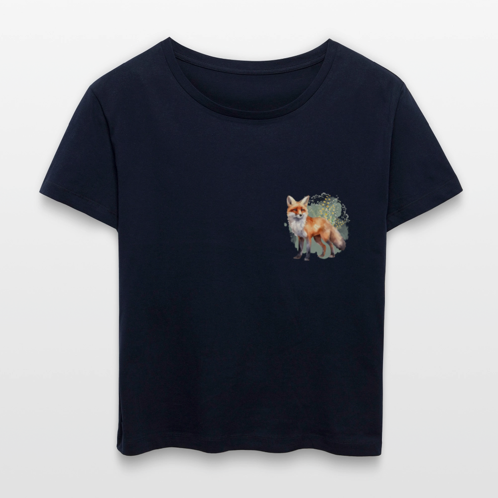 Frauen Bio-T-Shirt - FuchsLiebe - Navy