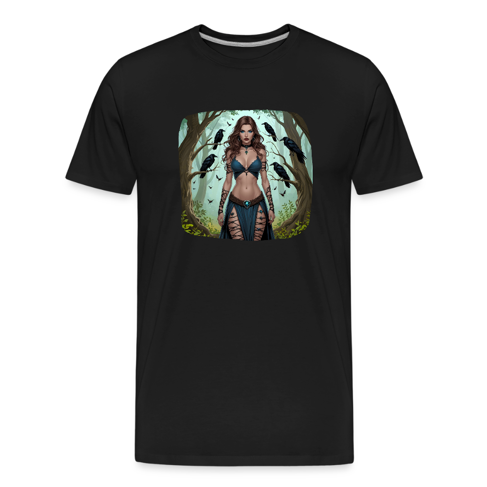 Männer Bio T-Shirt - Hexe - Schwarz