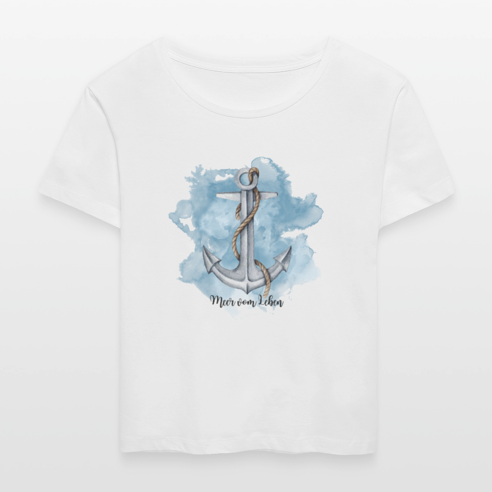 Frauen Bio-T-Shirt - MeerVomLeben - Weiß