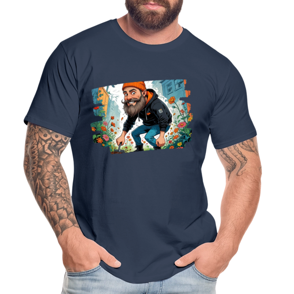 Männer Bio T-Shirt - Ali - Navy