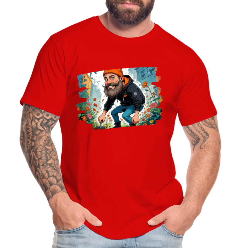 Männer Bio T-Shirt - Ali - Rot