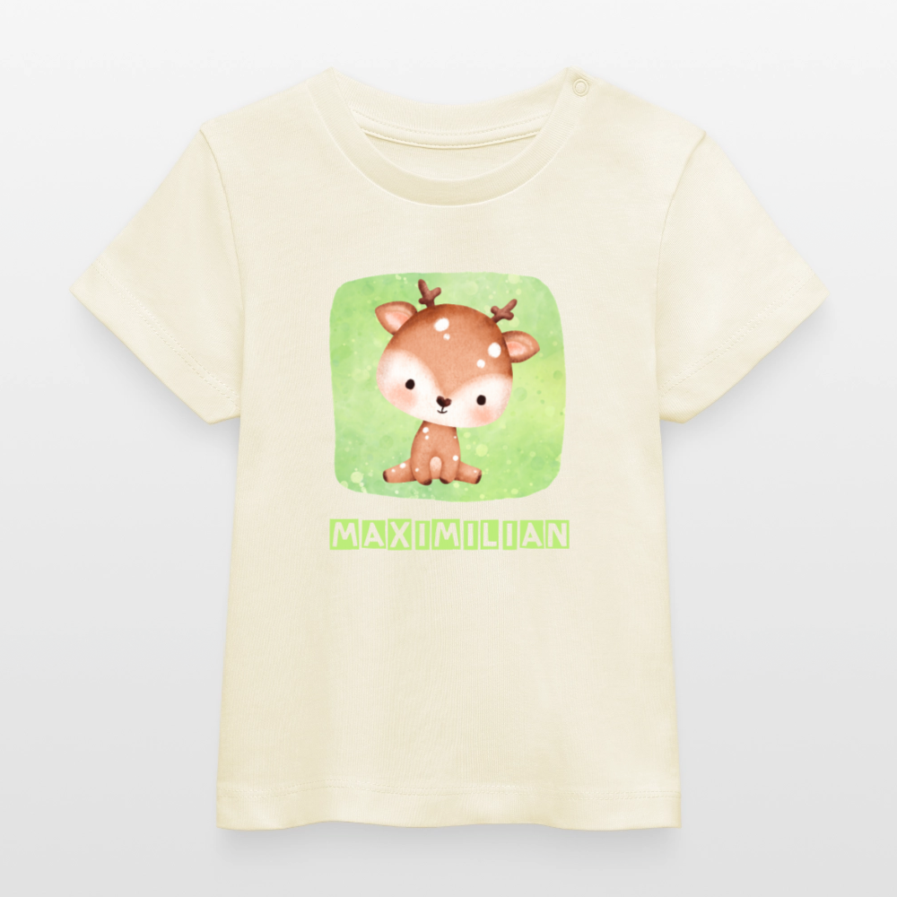 Bio-T-Shirt BABY Reh - Weißgrau