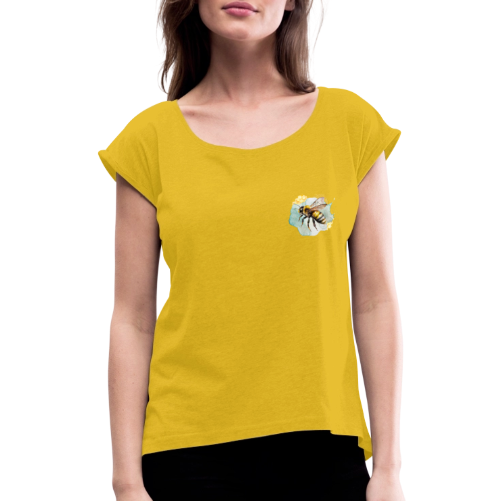 Frauen T-Shirt - Biene - Senfgelb