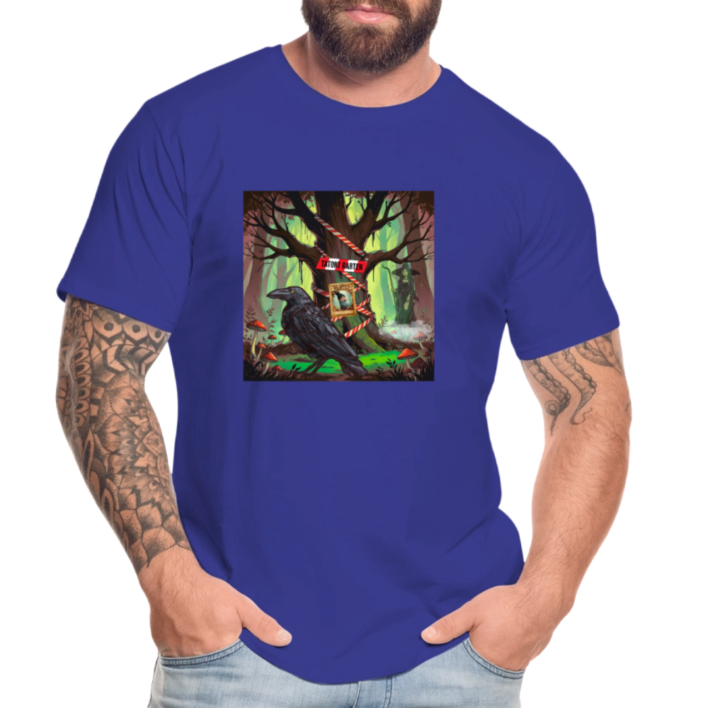 Männer Bio T-Shirt - Tatort Garten Baum - Königsblau