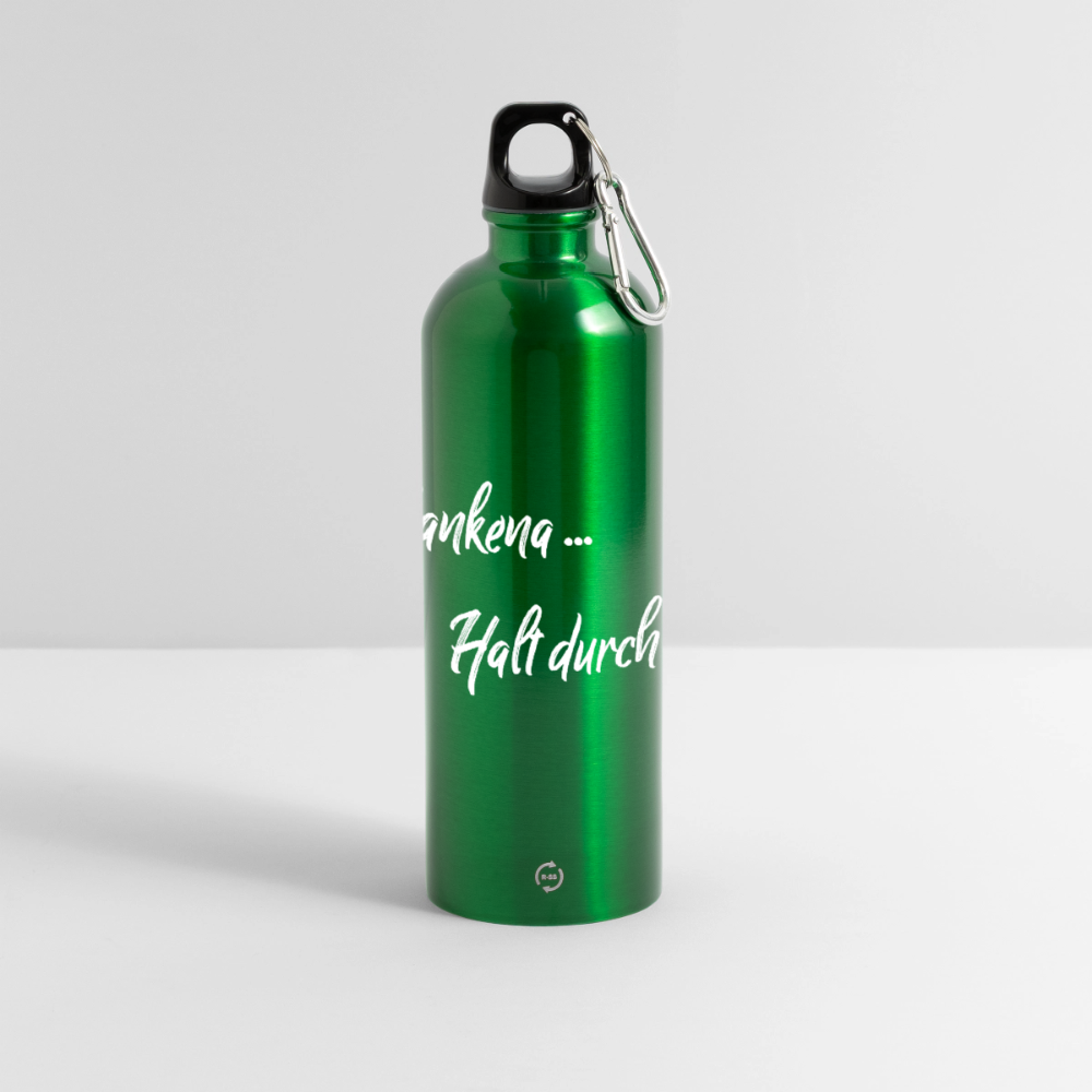 Panorama Trinkflasche mit Karabiner 750 ml - Kelly Green