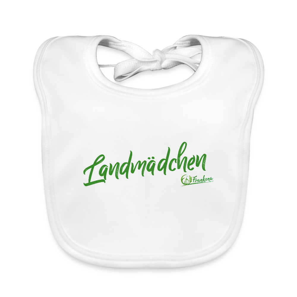 Baby Bio-Lätzchen - Landmädchen - Weiß