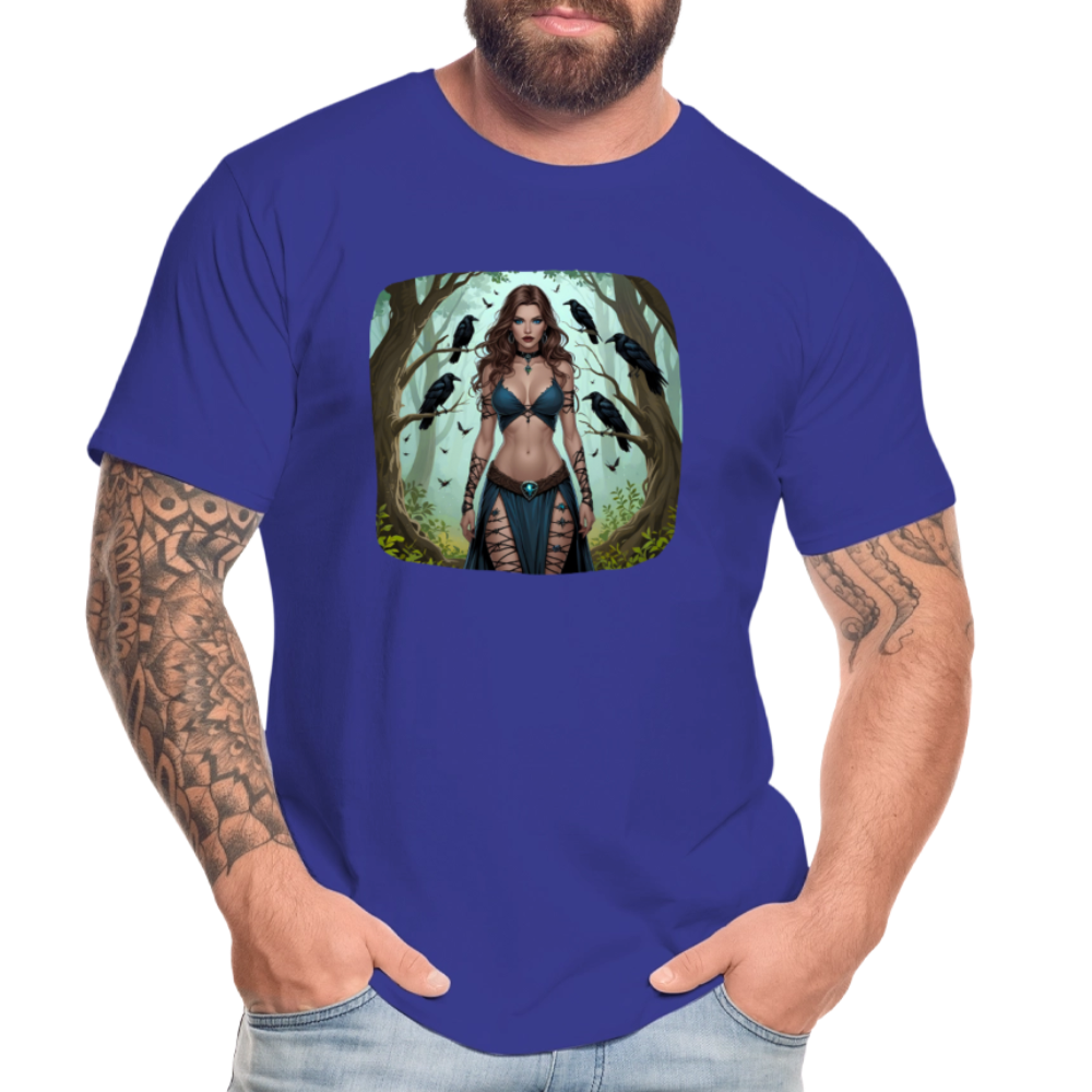 Männer Bio T-Shirt - Hexe - Königsblau