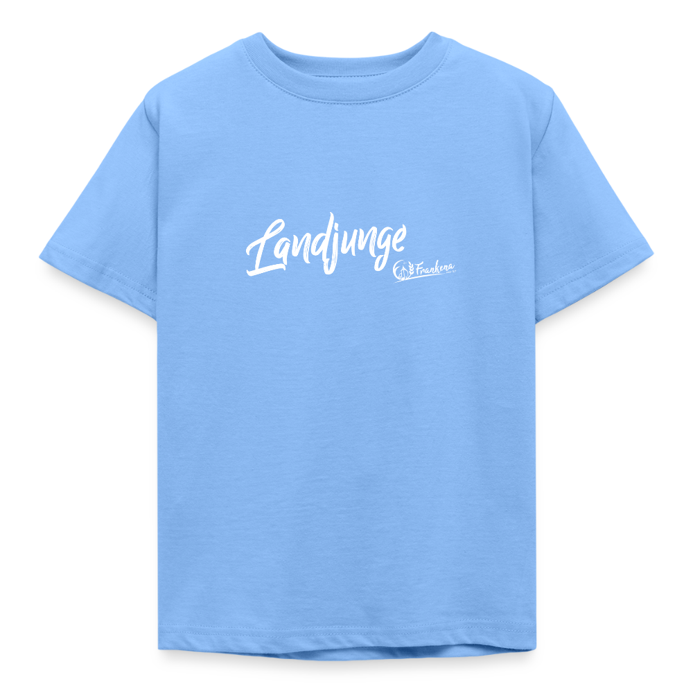 Kinder T-Shirt -Landjunge - Himmelblau