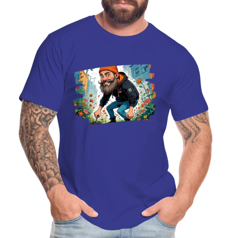 Männer Bio T-Shirt - Ali - Königsblau