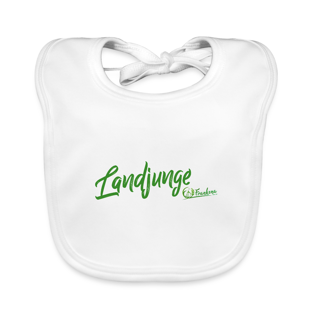 Baby Bio-Lätzchen - Landjunge - Weiß