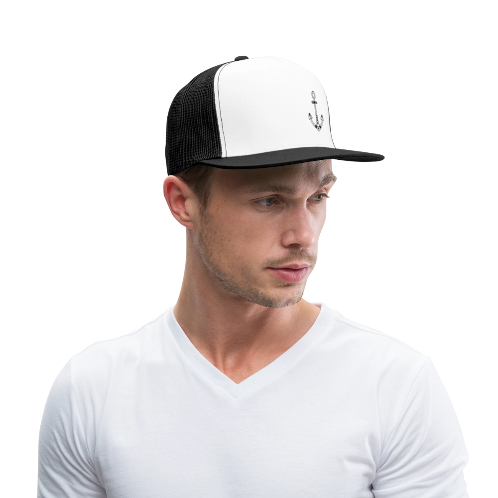 Trucker Cap - Anker - Weiß/Schwarz